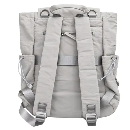 Plecak dla mamy do wózka babybag torba organizer termiczna szary pojemna-5907451394434