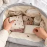 Plecak dla mamy do wózka babybag torba organizer termiczna szary pojemna-5907451394434