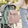 Plecak dla mamy do wózka babybag torba organizer termiczna różowy pojemna-5907451394441
