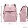 Plecak dla mamy do wózka babybag torba organizer termiczna różowy pojemna-5907451394441