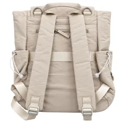 Plecak dla mamy do wózka babybag torba organizer termiczna beżowy pojemna-5907451394427