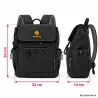 Plecak dla mamy do wózka babybag torba organizer termiczna czarny pojemna-5907451394458