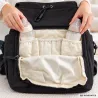 Plecak dla mamy do wózka babybag torba organizer termiczna czarny pojemna-5907451394458