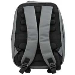 Plecak na laptopa biznesowy szary usb do pracy podróżny do szkoły pojemny-5907451394335