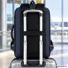 Plecak podróżny bagaż podręczny torba na laptopa usb 19l niebieski biznes-5907451394311