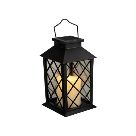 Lampion latarenka dekoracyjny led z elektryczną świeczką solarny-5907451379271