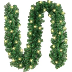 Girlanda choinkowa świąteczna sztuczna 50 led 3m-5907451350966