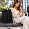 Plecak podróżny bagaż podręczny torba na laptopa usb 19 l czarny biznesowy-5907451394298