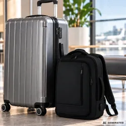 Plecak podróżny bagaż podręczny torba na laptopa usb 19 l czarny biznesowy-5907451394298