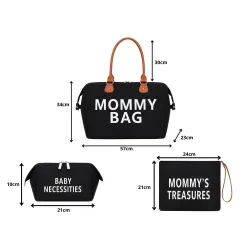 Torba dla mamy mommy bag zestaw 3w1 organizer kosmetyczka + przegrody-5907451386095