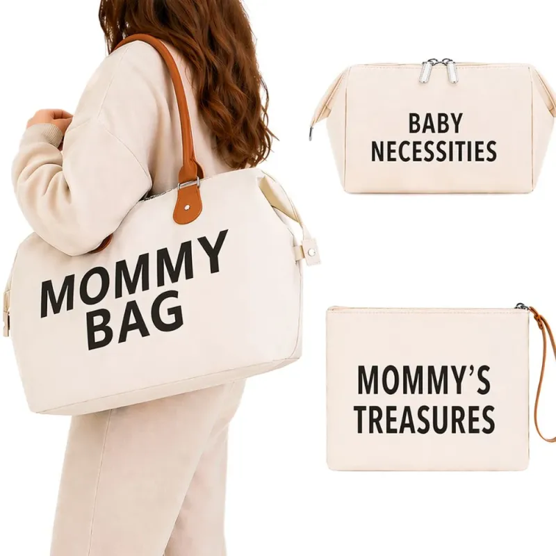 Torba dla mamy bag duża zestaw 3w1 organizer kosmetyczka + przegrody-5907451386071