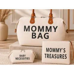 Torba dla mamy bag duża zestaw 3w1 organizer kosmetyczka + przegrody-5907451386071
