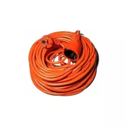 Przedłużacz ogrodowy budowlany gruby kabel 50m 3*2.5mm max 3520 wat