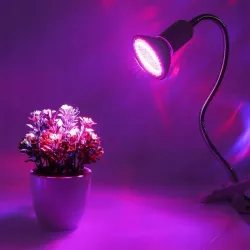 Mocowana na klips lampa do uprawy roślin LED 20W GROW w stylu retro