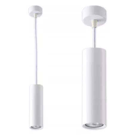 Oprawa wisząca kinkiet sufitowy Idar GU10 60x200mm regulowany kabel 1m-5908263386679