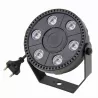Stroboskop mini reflektor disco 6x1W LED RGB sound-activated / AUTO