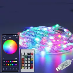 Lampki choinkowe Dreamcolor 10m/100 RGBIC 5V/usb multikolor app pilot
