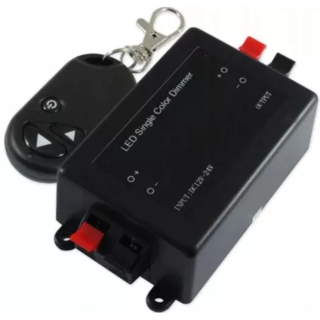 Sterownik kontroler ściemniacz do LED 12V 8A z radiowym pilotem-5903002039519
