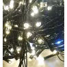 Lampki choinkowe białe ciepłe sznur 25m/500 diod LED + światełka flash