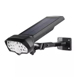 Lampa solarna reflektor LED atrapa kamery 17led 4w z czujnikiem ruchu