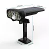 Lampa solarna reflektor LED atrapa kamery 17led 4w z czujnikiem ruchu