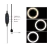 Pierścieniowa lampa do selfie 10W 10"/26cm komplet ze statywem 2,1m
