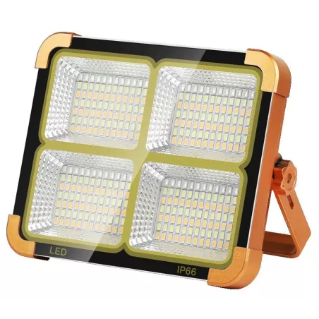 Solarny halogen led przenośna lampa robocza latarnia 20W power bank-