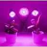 Mocowana na klips potrójna lampa do uprawy roślin na 3xE27 LED GROW