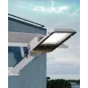 Latarnia solarna lampa uliczna LED 1500W IP67, panel, pilot i mocowanie