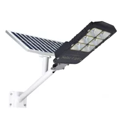 Latarnia solarna lampa uliczna LED 1500W IP67 panel, pilot i mocowanie