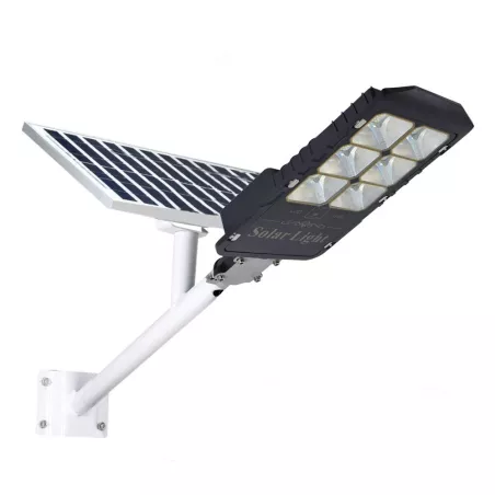 Latarnia solarna lampa uliczna LED 1800W IP67, panel, pilot i mocowanie-