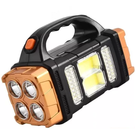 Przenośna lampa latarka słoneczna HB-2678 powerbank dwustronna-6918784564943