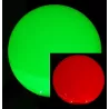 Lampa ogrodowa kula solarna dwubarwna 15 cm czerwono-zielona