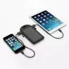 Solarny power bank i latarka kempingowa 2w1 wodoodporny 2x1A 5000mAh-