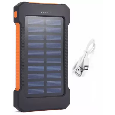Power bank i latarka kempingowa 2w1 2x1A 20000mAh solarny wodoodporny-