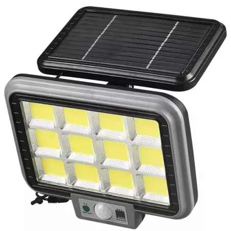 Ścienna lampa solarna HS-8022 40w pilot, czujnik ruchu i zmierzchu-6958663580220