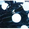 Lampki choinkowe kulki 300 LED-20m białe zimne małe kulki led
