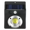 Lampa ścienna solarna COB 16 LED z czujnikiem ruchu i zmierzchu