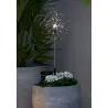 Dmuchawiec solarny gwiaździsta kula ciepłych białych światełek 11/83cm