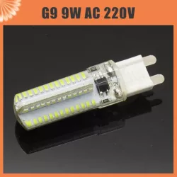 Żarówka diodowa G9 104 led smd 9W/220V zimna lub ciepła