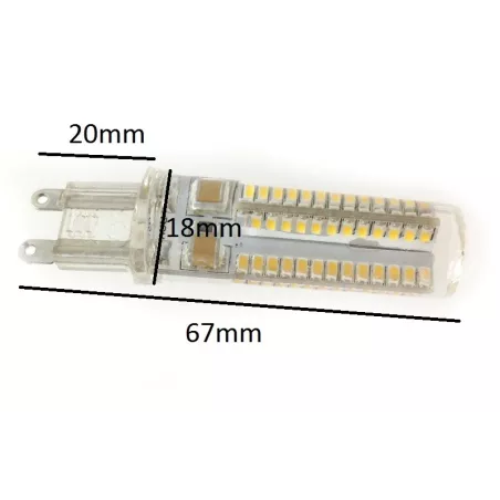 Żarówka diodowa G9 104 smd  9W/220V zimna lub ciepła-