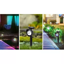 Punktowy reflektor kolorowa lampa ogrodowa do oświetlenia architektury