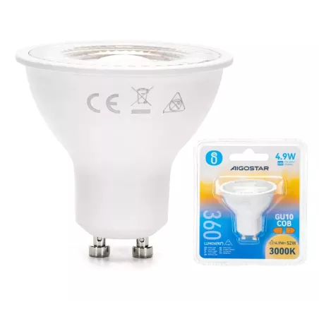 Żarówka punktowa 60° reflektorek LED 230V GU10 4,9W halogenik 360lm-8433325291754