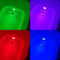 Lampka RGB podwodna do oczka wodnego basenu wanny podstawka do drinków