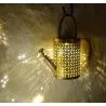 Duża konewka solarna z animacją wody lampa wisząca na wieszaku ~95cm
