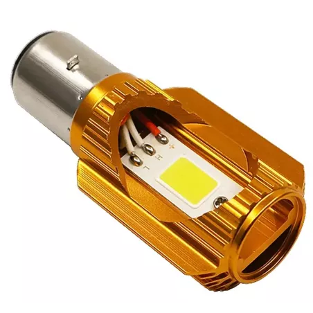 Żarówka motocyklowa BA20D CREE LED 2x12W ZIMNA-