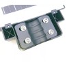 Latarnia solarna LED SMD 1200W czujnik ruchu, pilot i mocowanie