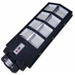 Latarnia solarna LED SMD 1200W czujnik ruchu, pilot i mocowanie