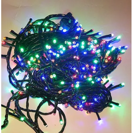 Lampki choinkowe multikolor sznur 75m/1500 diod LED światełka flash-