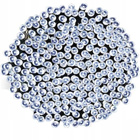 Lampki choinkowe sznur 25m/500 diod LED światełka białe zimne stałe-